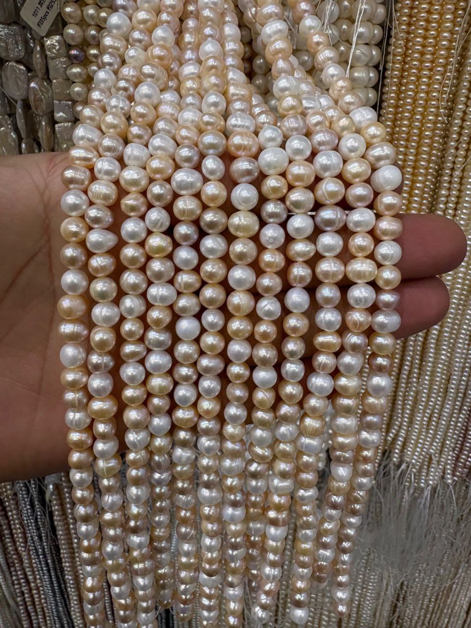9و10 کد 2200 مروارید ترکیبی سایز 9و10 جدید 😍❤👌 - Image 1